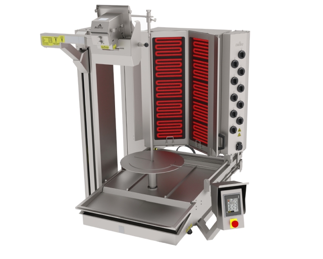 ADR-10E-GK Doner Kebab Robot Wide Cut Electric 10 Heater