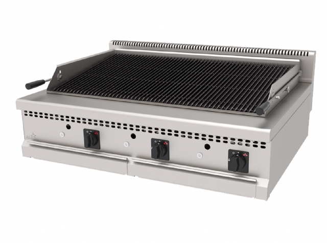 ALI-1290 Counter Top Grills With Lava Stone Gas